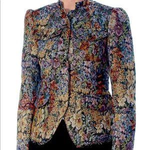 William Rast floral blazer. Worn ONCE. Size M.
